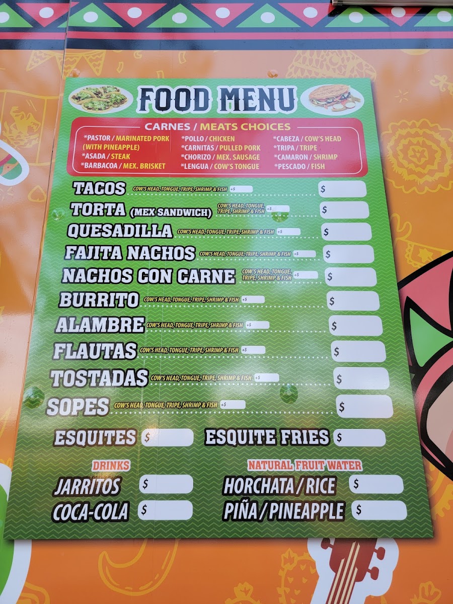 Taqueria El Paso Menu - Image 2