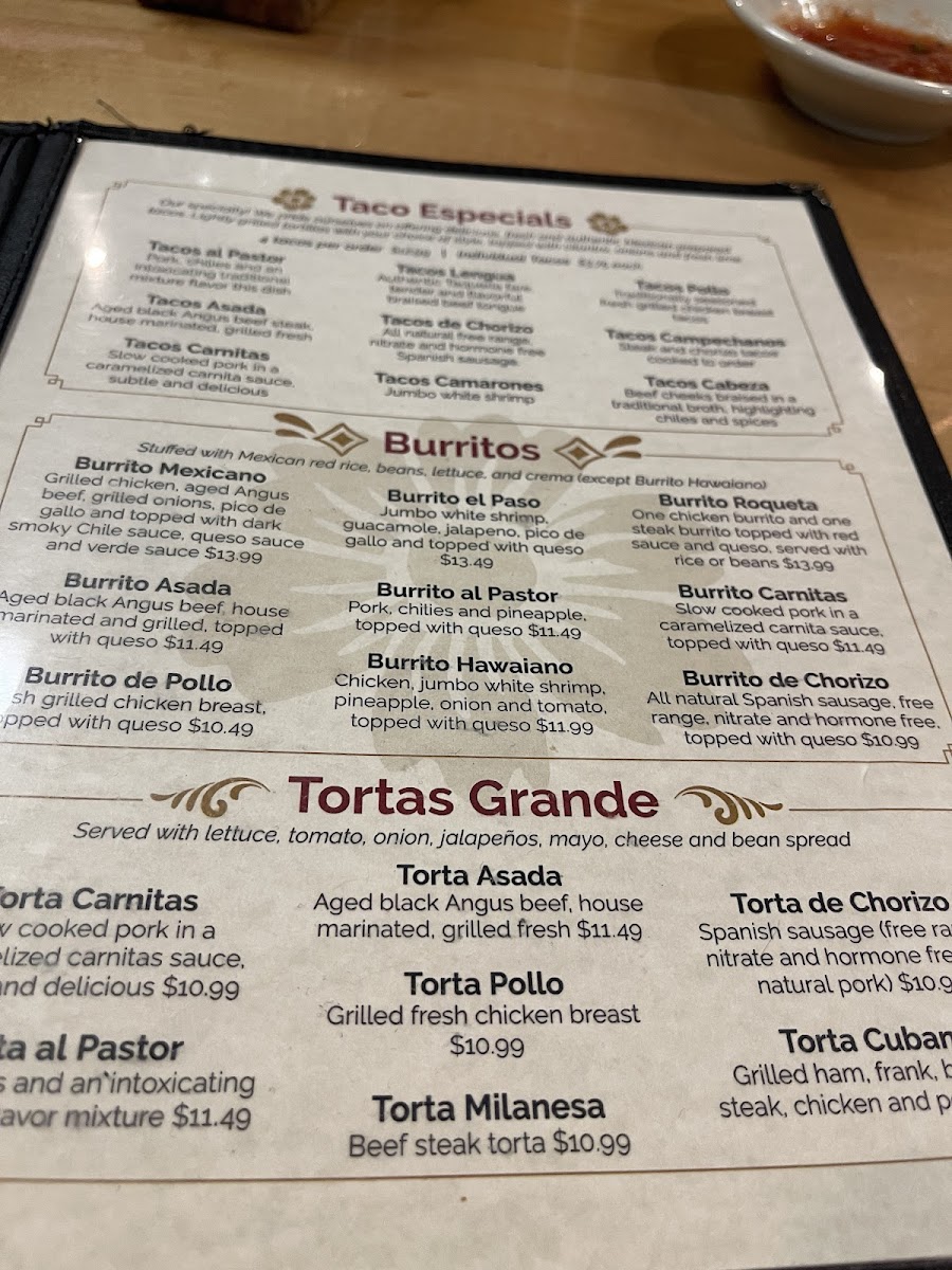 Taqueria El Paso Menu - Image 3